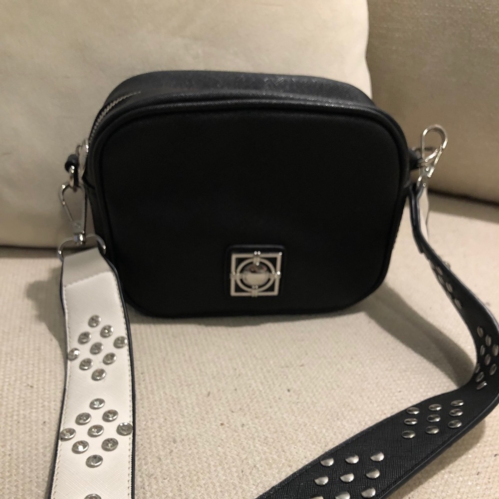 Black Leather Camera Bag